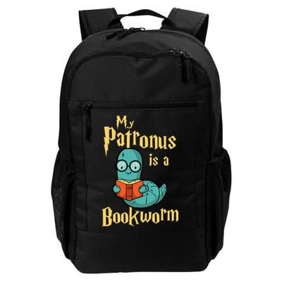 My Patronus Is A Bookworm Gift Funny Book Lover Gift And Reading Great Gift Backpack