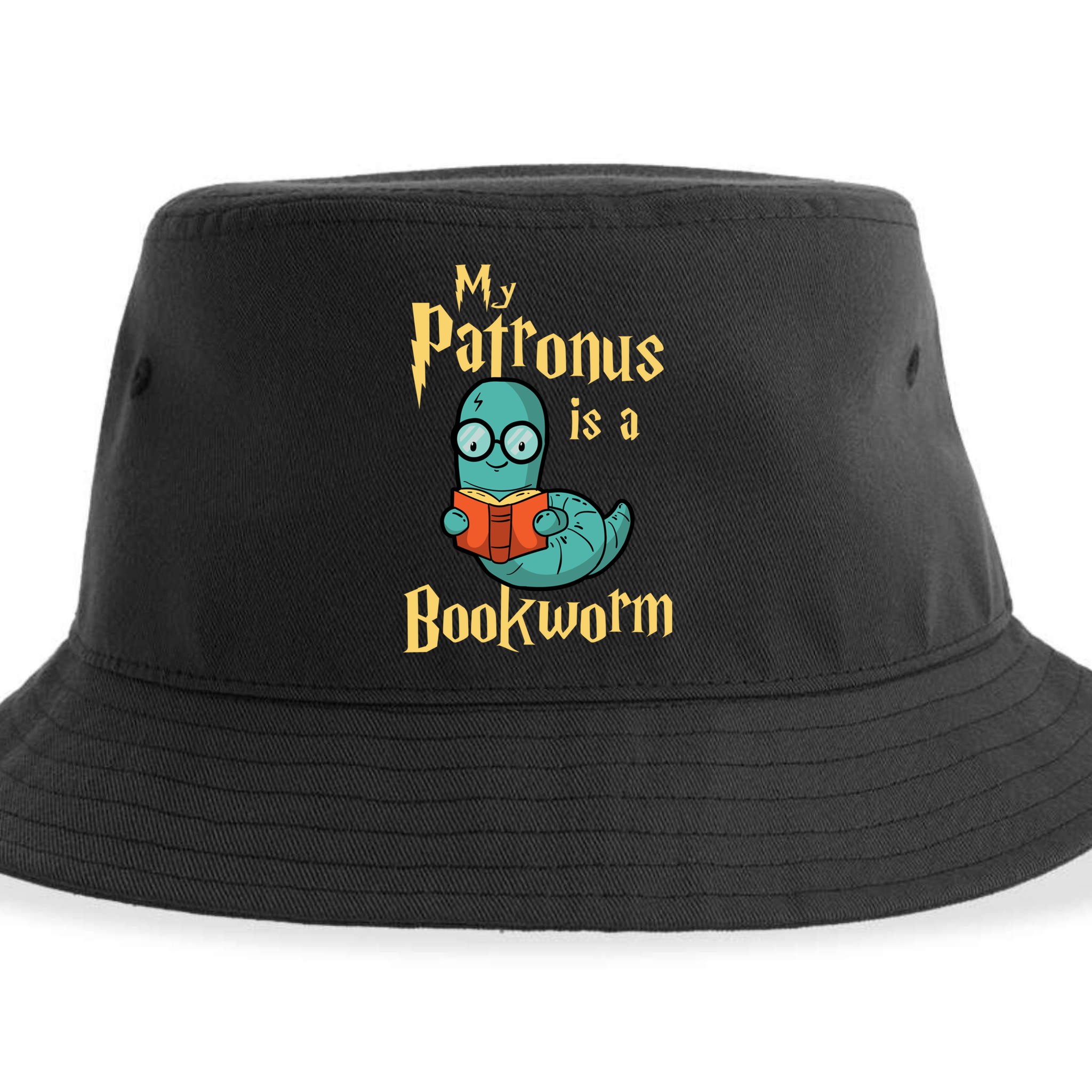 My Patronus Is A Bookworm Gift Funny Book Lover Gift And Reading Great Gift Sustainable Bucket Hat