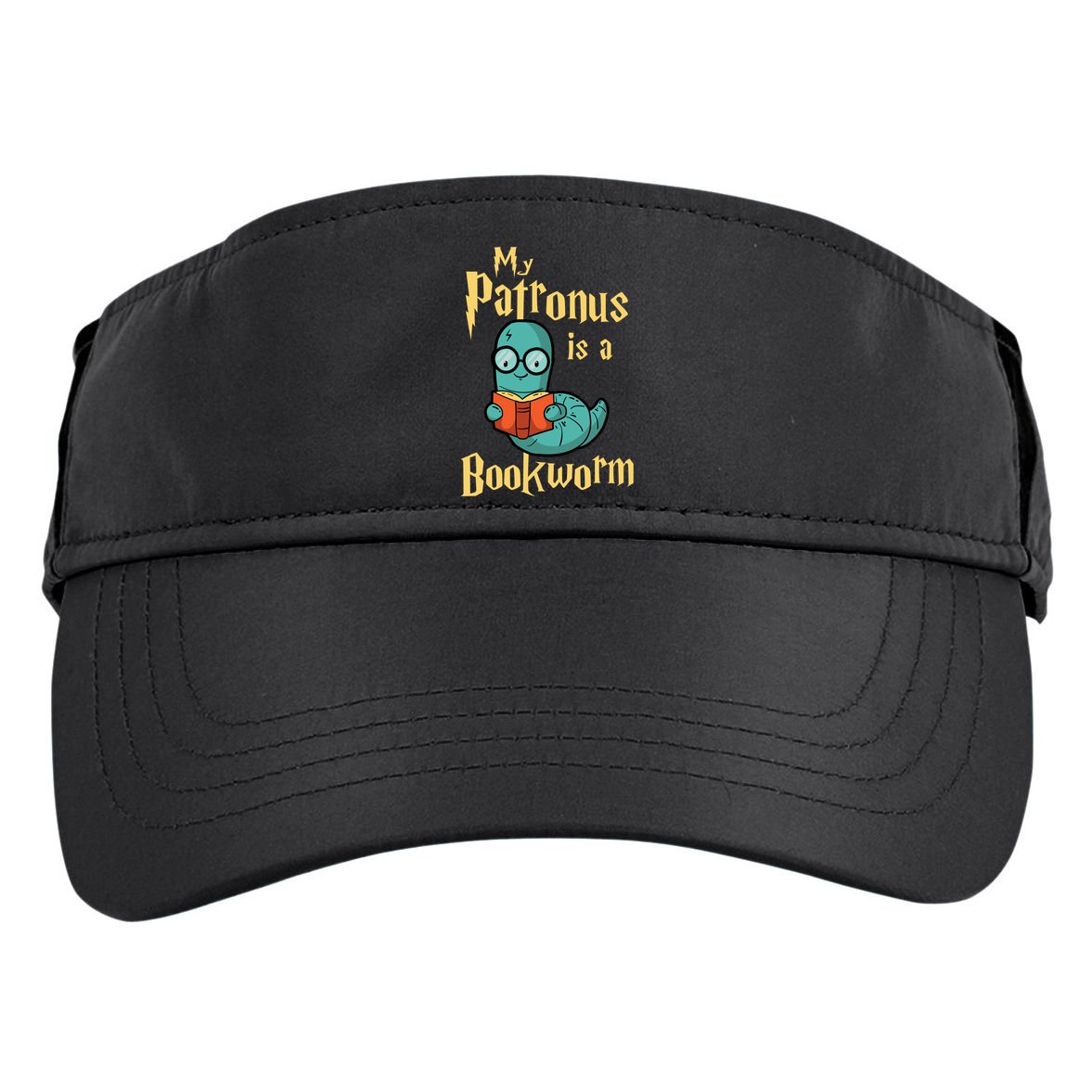 My Patronus Is A Bookworm Gift Funny Book Lover Gift And Reading Great Gift Adult Drive Performance Visor