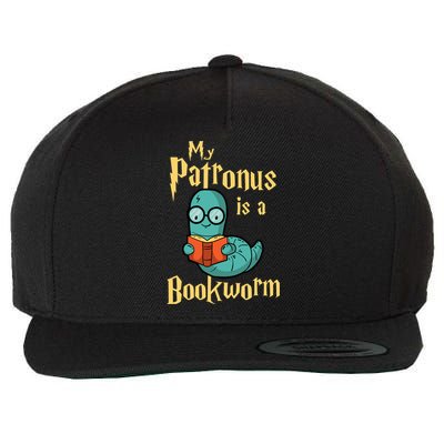 My Patronus Is A Bookworm Gift Funny Book Lover Gift And Reading Great Gift Wool Snapback Cap