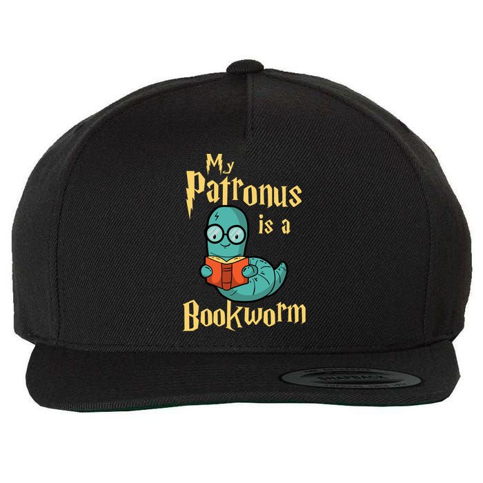 My Patronus Is A Bookworm Gift Funny Book Lover Gift And Reading Great Gift Wool Snapback Cap