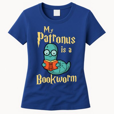 My Patronus Is A Bookworm Gift Funny Book Lover Gift And Reading Great Gift Womens T-Shirt