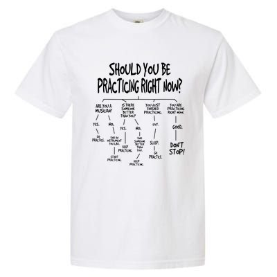 Music Practice Instrument Algorithm Funny Christmas Gift Garment-Dyed Heavyweight T-Shirt