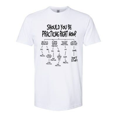 Music Practice Instrument Algorithm Funny Christmas Gift Softstyle CVC T-Shirt