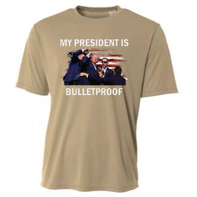 My President Is Bulletproof Cooling Performance Crew T-Shirt