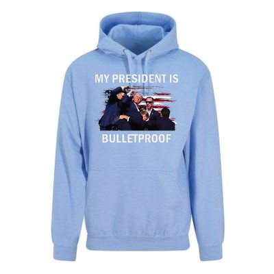 My President Is Bulletproof Unisex Surf Hoodie