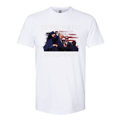 My President Is Bulletproof Softstyle CVC T-Shirt