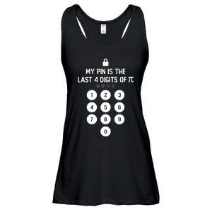 My Pin Is The Last 4 Digits Of Pi Number Symbol Pi Day Math Ladies Essential Flowy Tank