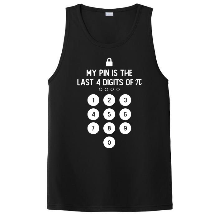 My Pin Is The Last 4 Digits Of Pi Number Symbol Pi Day Math PosiCharge Competitor Tank