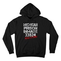 Michigan Prisoner Inmate Costume Hoodie