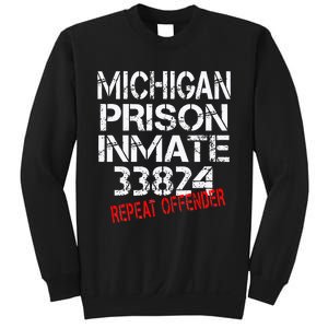 Michigan Prisoner Inmate Costume Sweatshirt