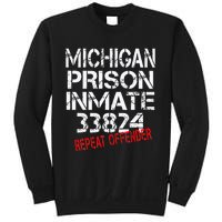 Michigan Prisoner Inmate Costume Sweatshirt