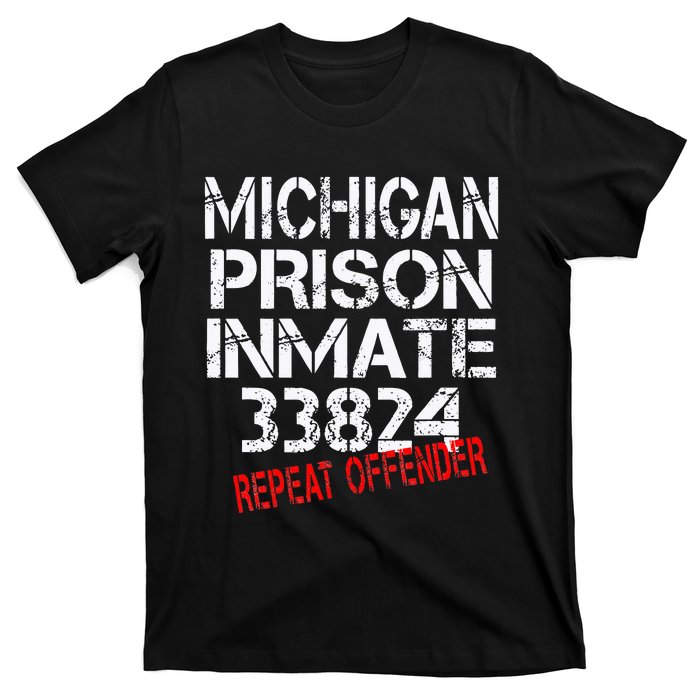 Michigan Prisoner Inmate Costume T-Shirt