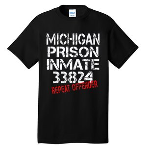 Michigan Prisoner Inmate Costume Tall T-Shirt