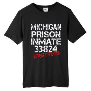 Michigan Prisoner Inmate Costume Tall Fusion ChromaSoft Performance T-Shirt