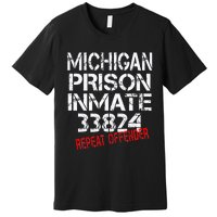 Michigan Prisoner Inmate Costume Premium T-Shirt