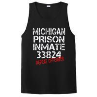 Michigan Prisoner Inmate Costume PosiCharge Competitor Tank