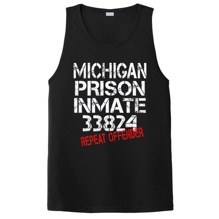 Michigan Prisoner Inmate Costume PosiCharge Competitor Tank