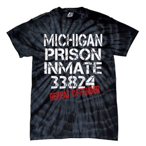 Michigan Prisoner Inmate Costume Tie-Dye T-Shirt