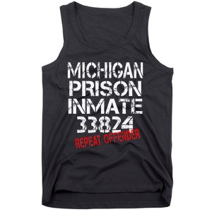 Michigan Prisoner Inmate Costume Tank Top