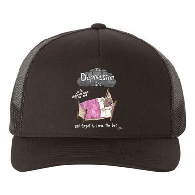 Marcus Pork ItS Depression Time And Forget To Leave The Bed Yupoong Adult 5-Panel Trucker Hat