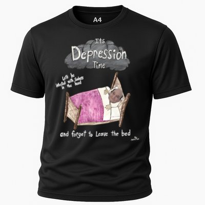 Marcus Pork ItS Depression Time And Forget To Leave The Bed Performance Shirt