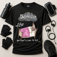 Marcus Pork ItS Depression Time And Forget To Leave The Bed Performance Shirt