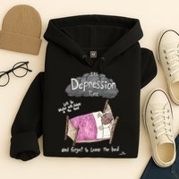 Marcus Pork ItS Depression Time And Forget To Leave The Bed Hoodie