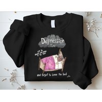 Marcus Pork ItS Depression Time And Forget To Leave The Bed Sweatshirt