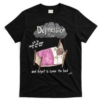 Marcus Pork ItS Depression Time And Forget To Leave The Bed T-Shirt