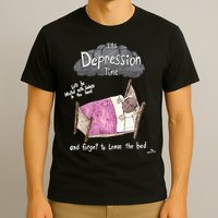 Marcus Pork ItS Depression Time And Forget To Leave The Bed T-Shirt