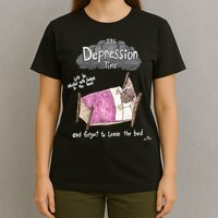 Marcus Pork ItS Depression Time And Forget To Leave The Bed T-Shirt
