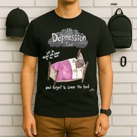 Marcus Pork ItS Depression Time And Forget To Leave The Bed T-Shirt