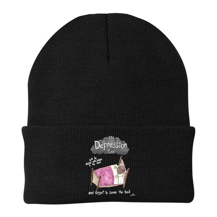 Marcus Pork ItS Depression Time And Forget To Leave The Bed Beanie