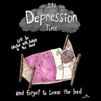 Marcus Pork ItS Depression Time And Forget To Leave The Bed Flat Bill Trucker Hat