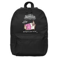 Marcus Pork ItS Depression Time And Forget To Leave The Bed 16 in Basic Backpack