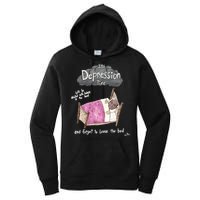Marcus Pork ItS Depression Time And Forget To Leave The Bed Women's Pullover Hoodie