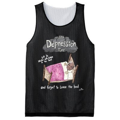 Marcus Pork ItS Depression Time And Forget To Leave The Bed Mesh Reversible Basketball Jersey Tank