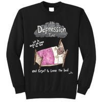 Marcus Pork ItS Depression Time And Forget To Leave The Bed Tall Sweatshirt