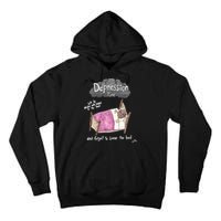 Marcus Pork ItS Depression Time And Forget To Leave The Bed Tall Hoodie