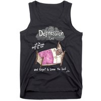 Marcus Pork ItS Depression Time And Forget To Leave The Bed Tank Top