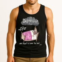 Marcus Pork ItS Depression Time And Forget To Leave The Bed Tank Top