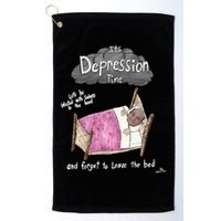 Marcus Pork ItS Depression Time And Forget To Leave The Bed Golf Towel