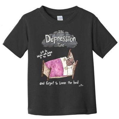 Marcus Pork ItS Depression Time And Forget To Leave The Bed Toddler T-Shirt