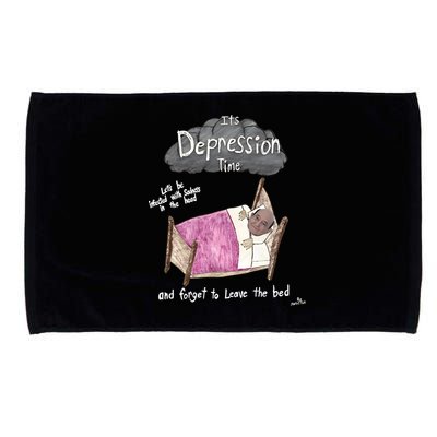 Marcus Pork ItS Depression Time And Forget To Leave The Bed Microfiber Hand Towel
