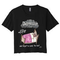 Marcus Pork ItS Depression Time And Forget To Leave The Bed Crop Top