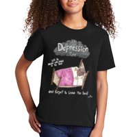 Marcus Pork ItS Depression Time And Forget To Leave The Bed Kids T-Shirt