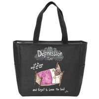 Marcus Pork ItS Depression Time And Forget To Leave The Bed Zip Tote Bag