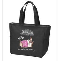 Marcus Pork ItS Depression Time And Forget To Leave The Bed Zip Tote Bag