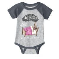 Marcus Pork ItS Depression Time And Forget To Leave The Bed Infant Baby Jersey Bodysuit
